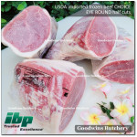 Beef EYE ROUND Lagarto Gandik USDA US beef CHOICE IBP frozen STEAK THIN SCHNITZEL CUTS 3/8" 1cm (price/pack 600g 3-4pcs)